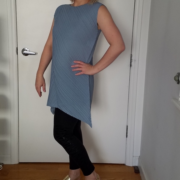 Issey Miyake Tops - ISSEY MIYAKE PLEATS PLEASE Tunic